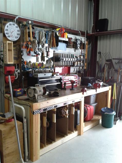 Workshop Storage, Garage Workshop, Tool Storage, Garage Systems, Garage Ideas, Bars For Home ...