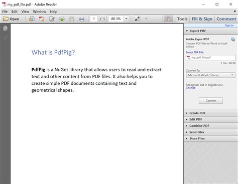 PdfPig Read PDF File Pdf Pig Tutorial