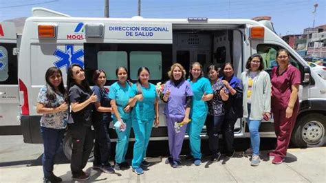 Ambulancia Destinada Al Centro De Salud Mercado Central Atiende