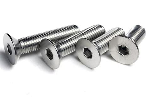 DIN 7991 M1 6 M64 Stainless Steel Hex Socket Countersunk Head Screws