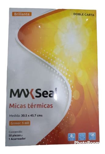 Mica T Rmica Seal Doble Carta Mls Caja Con Env O Gratis