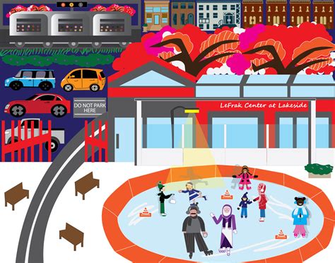 Ice skating ProspectPark by Regina Humphrey on Dribbble