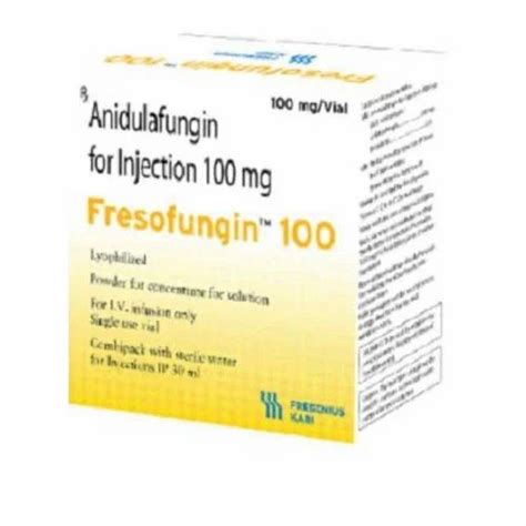 Anidulafungin Mg Fresofungin Mg Injection Treatment Severe