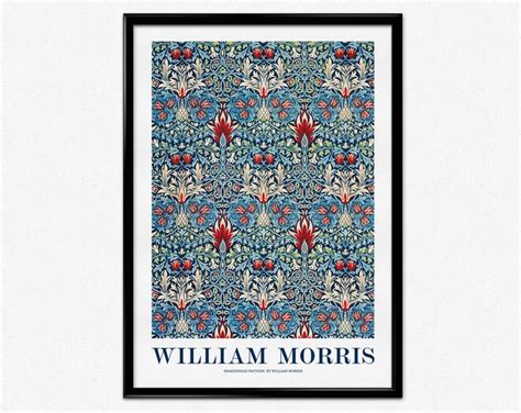 William Morris Exhibition Poster William Morris Print Art Etsy