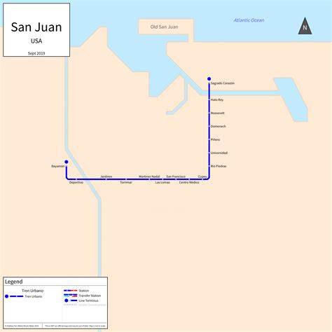 Metro Route Atlas - San Juan, Puerto Rico, USA
