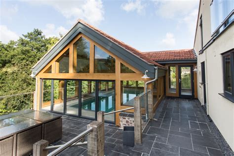 Luxury Swimming Pool Quantock Hills Oakleaf Building