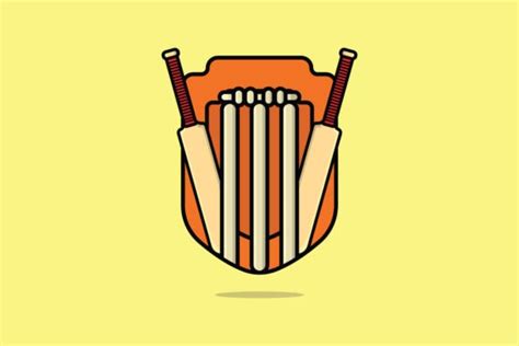 Cricket Bat with Wicket Vector Design. Graphic by ahsanalvi · Creative ...