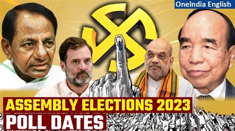 Assembly Election 2023 Election Commission Releases Poll Dates