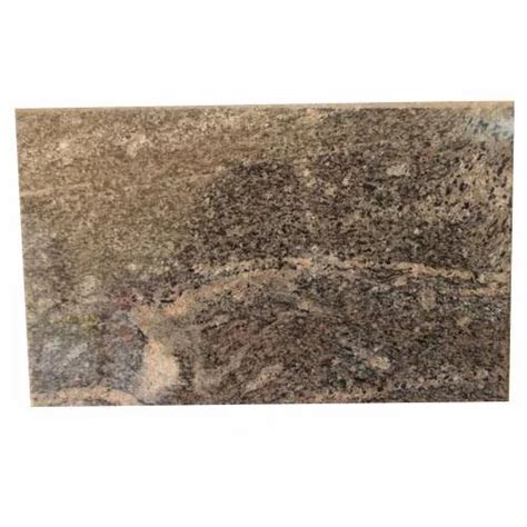 Flamed Himalayan Brown Granite Slab For Flooring Thickness 5 10 Mm