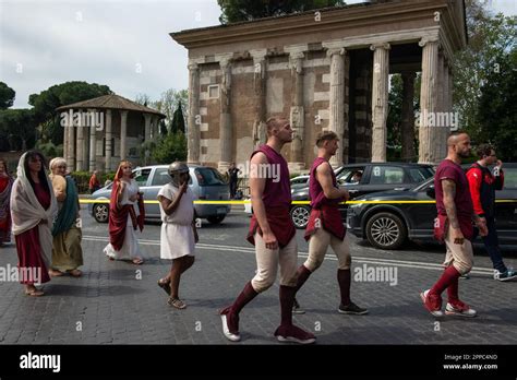 23 April 2023 Rom Italien Römische historische Parade im Rahmen