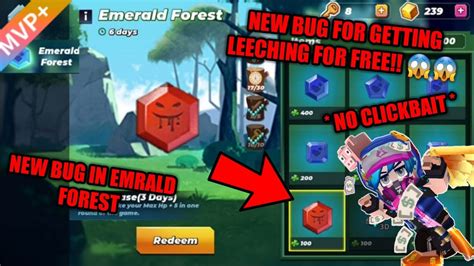 NEW BUG For Getting Leeching In Emrald Forest In Bed Wars Blockman