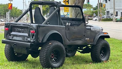 1979 Jeep Cj7 Renegade SUV Black 4WD Manual Renegade for sale