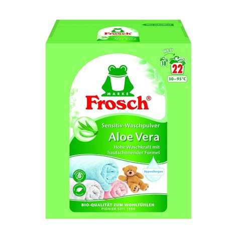 Стиральный порошок-концентрат Frosch Алоэ вера, 22 стирки, 1.45 кг ...