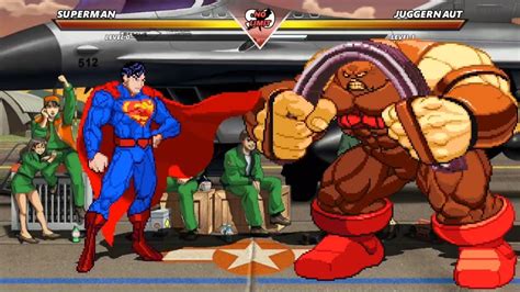 Superman Vs Juggernaut Highest Level Incredible Epic Fight Youtube