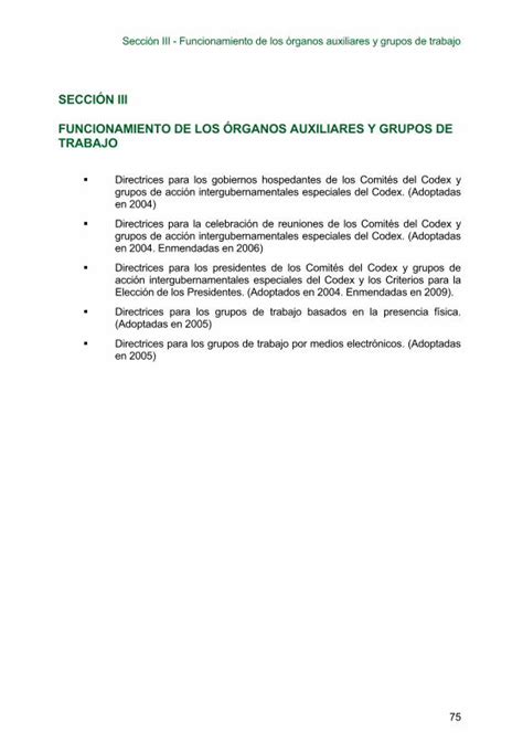 PDF SECCIÓN III FUNCIONAMIENTO DE LOS ÓRGANOS AUXILIARES Y