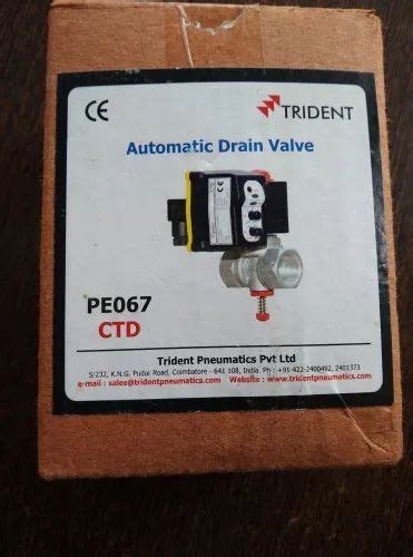 TRIDENT Trident Automatic Drain Valves Manufacturer From Kalyan