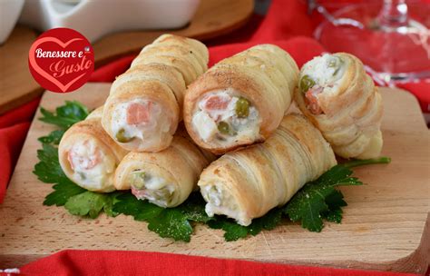 Cannoli Di Sfoglia Con Insalata Russa Idea Antipasto Veloce