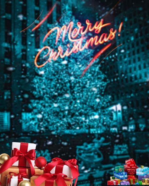 Merry Christmas Editing Background For CB Picsart Photo Image Free