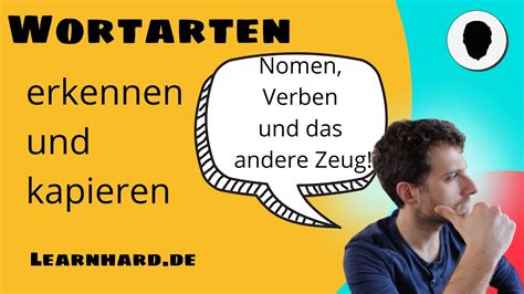 Verb Adverb Adjektiv Oder Nomen Wortarten Erkennen Und Kapieren