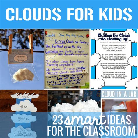 Clouds Science for Kids: 23 Smart Ideas for the Classroom - Teach Junkie