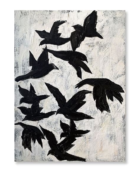 Black Crow Painting | Contemporary Art | Haven America