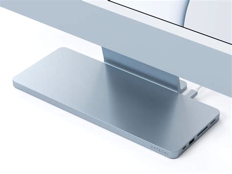 Satechi Usb C Slim Dock Ssd Enclosure Imac Blauw