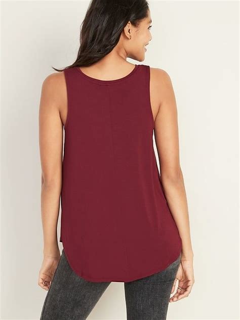 Luxe Sleeveless Top Old Navy Tank Tops Women Swing Tank Top Tank Tops