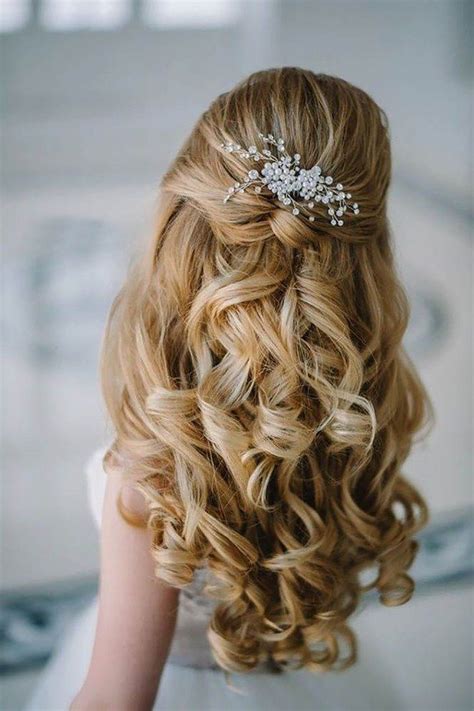 Acconciature Da Sposa Sciolti Mossi Wedding Hairstyles Half Up Half