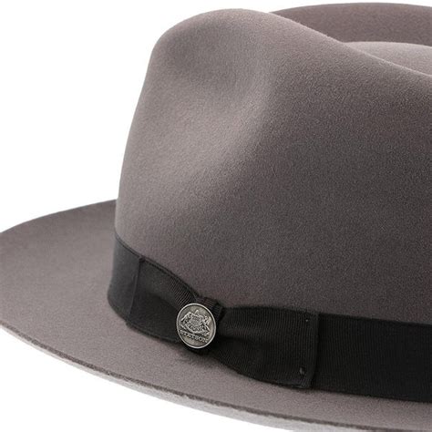 Mens Stetson Chatham Wool Felt Fedora Hat 238 In Brim