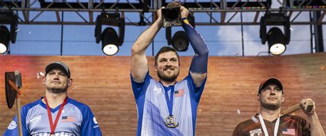 Matt Cogar Wins Sixth Straight Stihl Timbersports Series U S Pro