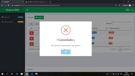 Sistema Web Alumno Select Dinamico Con Php Mvc Mysql Jquery Ajax