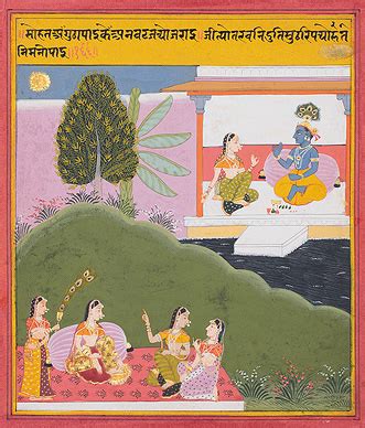 Poetry and Painting: Krishna in the Mewar School of Indian Miniature ...