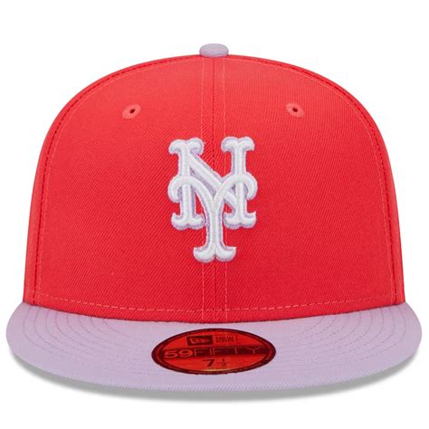 New Era New York Mets Spring Red/Lavender 2023 59FIFTY Fitted Hat