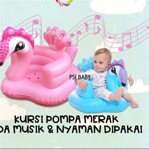 Jual Kursi Pompa Baby Sofa Tiup Bayi Model Merak Di Lapak Grosir Pernak