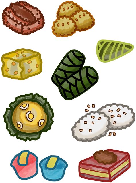 Rice Cake And Other Filipino Delicacies 22585335 Png