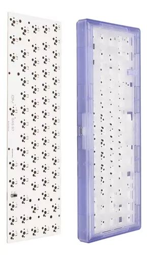 Kit De Teclado Mecánico Diy De 67 Teclas Wired Hot Swap Rgb Cuotas sin interés