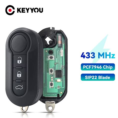 Keyyou Car Remote Control Key For Fiat L Mpv Ducato Citroen