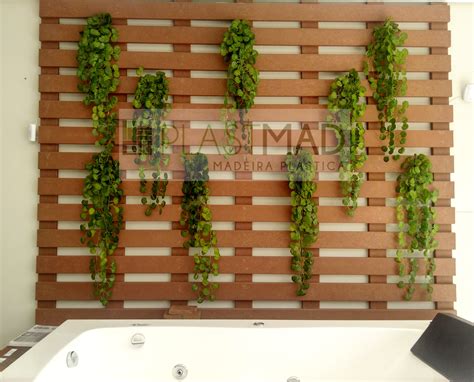 Plastmad Jardim Vertical Painel De Madeira Pl Stica