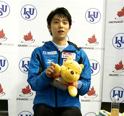 プーさんと一緒。羽生結弦選手、オータムクラシック2015･sp ＆ Gps･sa2015 少し。 羽生結弦選手 プーさんと一緒。