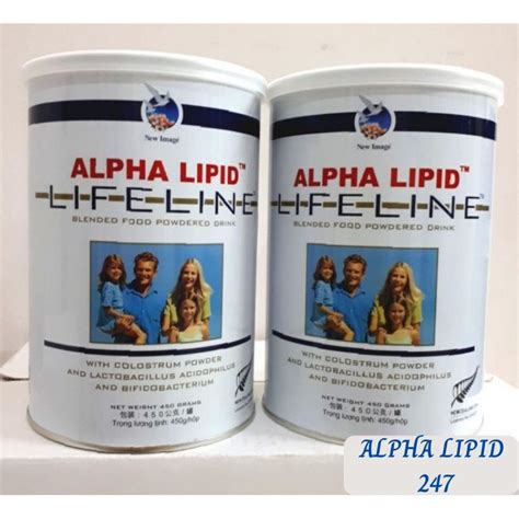 COMBO 2 HỘP SỮA NON ALPHA LIPID LIFELINE 450G CỦA NEW ZEALAND HÀNG