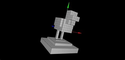 Minecraft Chicken Statue 3D model 3D printable | CGTrader