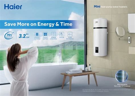 Haier Micro Channel Tank Wallmount Domestic Air Source All In One