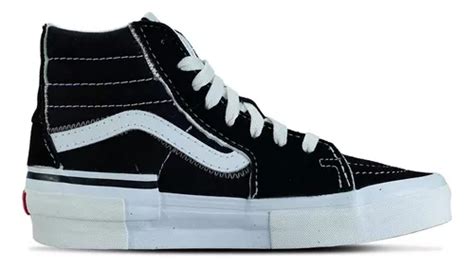 Vans Masculino Preto Cano Alto Sk Hi Trend Pack Reconstruct