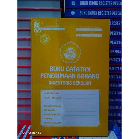 Jual Buku Catatan Penerimaan Barang Inventaris Sekolah Shopee Indonesia