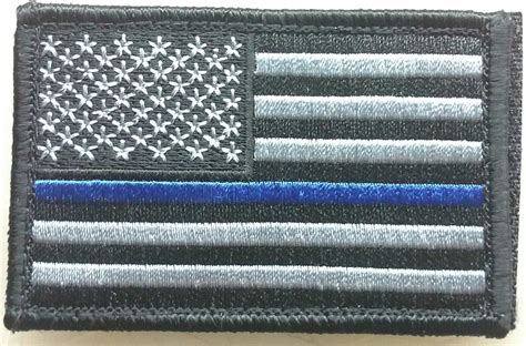 Us Blue Line Subdued Patch Frontline Designs Llc