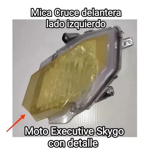 Mica Cruce Izquierda Moto Executive Skygo Detalle Mercadolibre