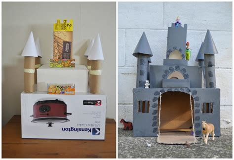 How To Make A Castle Out Of Boxes Simple Fun And Easy Cardboard Box