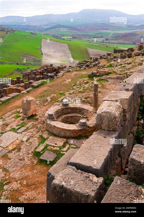 Baptistery In Tiddis Roman Ruins North Africa Bni Hamden Algeria