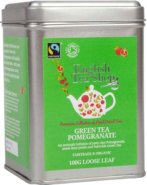 English Tea Shop Bio Grüner Tee Granatapfel Fairtrade Piccantino