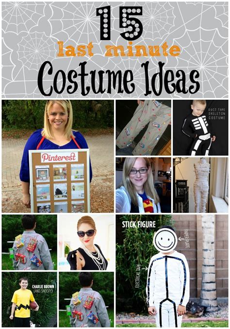 15 Last Minute Diy Costume Ideas Unoriginal Mom